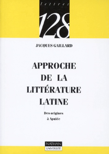 Emprunter APPROCHE DE LA LITTERATURE LATINE livre