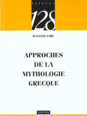 Emprunter APPROCHES DE LA MYTHOLOGIE GRECQUE livre