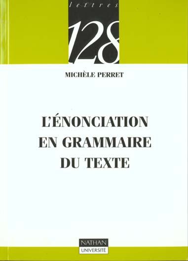 Emprunter L'ENONCIATION EN GRAMMAIRE DU TEXTE livre