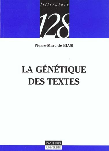 Emprunter LA GENETIQUE DES TEXTES livre