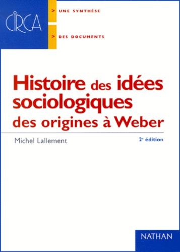 Emprunter HISTOIRE DES IDEES SOCIOLOGIQUES livre
