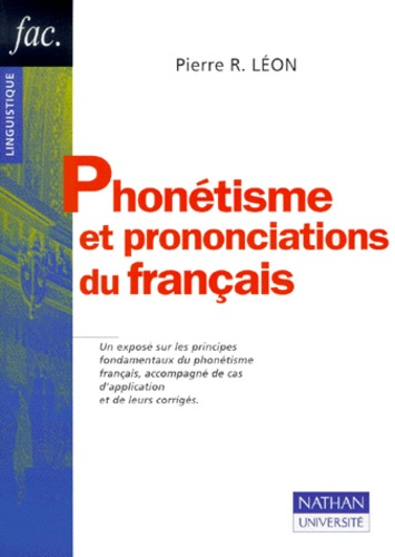 Emprunter PHONETISME ET PRONONCIATIONS DU FRANCAIS livre