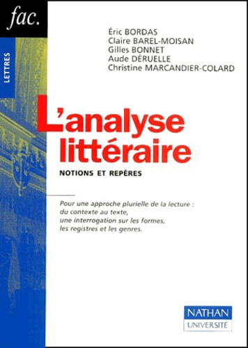 Emprunter L'ANALYSE LITTERAIRE livre