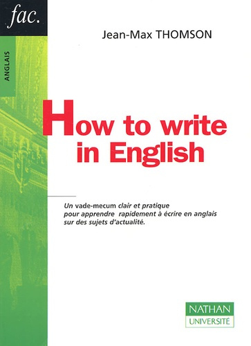 Emprunter WRITING IN ENGLISH livre