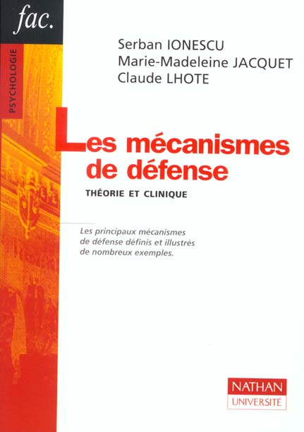 Emprunter LES MECANISMES DE DEFENSE livre