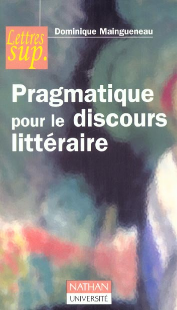 Emprunter PRAGMATIQUE POUR LE DISCOURS LITTERAIRE livre