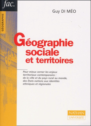 Emprunter GEOGRAPHIE SOCIALE ET TERRITOIRES livre