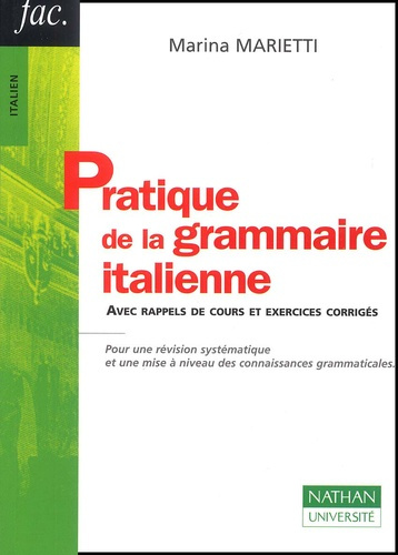 Emprunter PRATIQUE DE LA GRAMMAIRE ITALIENNE livre