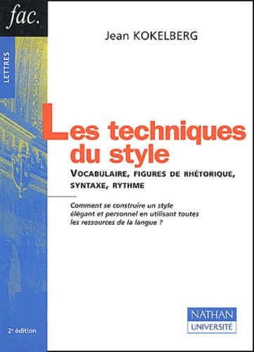 Emprunter LES TECHNIQUES DU STYLE livre