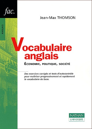 Emprunter VOCABULAIRE ANGLAIS livre