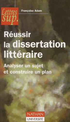 Emprunter REUSSIR LA DISSERTATION LITTERAIRE livre