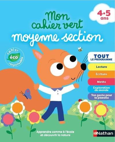 Emprunter Mon cahier vert Moyenne section livre