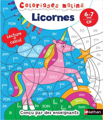 Emprunter Lecture et calcul Licornes. CP livre