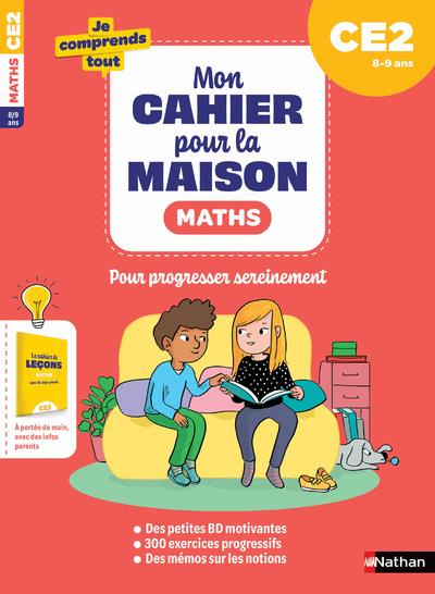 Emprunter Maths CE2. Mon cahier pour la maison, avec un cahier détachable pour les parents, Edition 2022 livre