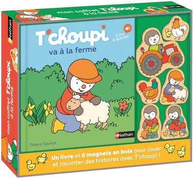 Emprunter Mon coffret T'choupi à la ferme. Avec un livre et 6 magnets en bois livre