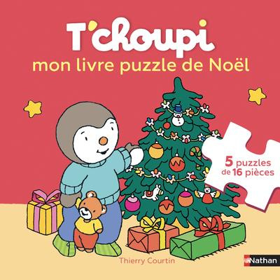 Emprunter T'choupi mon livre puzzle de Noël livre