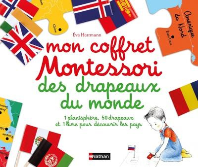 Emprunter Mon coffret Montessori des drapeaux du monde. Avec 1 planisphère et 50 drapeaux livre