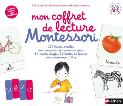Emprunter Mon coffret de lecture Montessori. Avec 30 cartes images, 120 lettres mobiles, 30 tickets de lecture livre