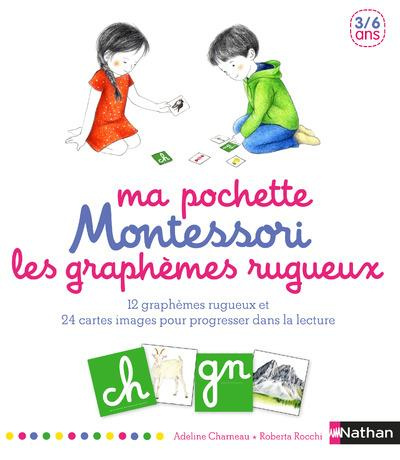Emprunter Ma pochette Montessori : les graphèmes rugueux. 12 graphèmes rugueux et 24 cartes images pour progre livre