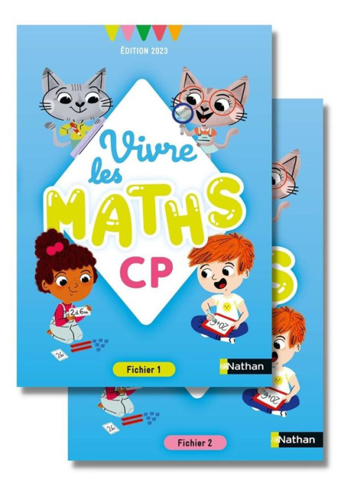 Emprunter Vivre les maths CP. Fichiers 1 et 2, Edition 2023 livre
