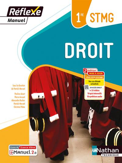 Emprunter Droit 1re STMG Réflexe. Livre licence élève, Edition 2023 livre