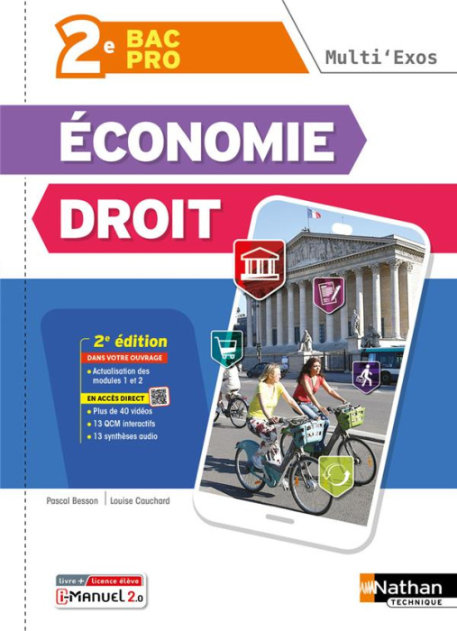 Emprunter Economie Droit 2de Bac Pro Multi'Exos. Edition 2024 livre