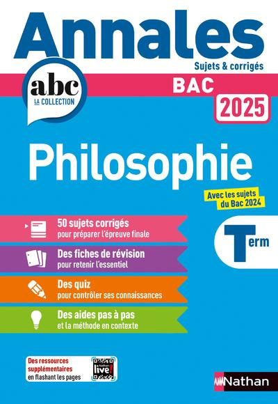 Emprunter Philosophie Tle. Sujets & corrigés, Edition 2025 livre