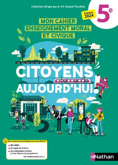 Emprunter Mon cahier enseignement moral et civique 5e livre