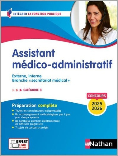 Emprunter Assistant médico-administratif Catégorie B. Edition 2025-2026 livre