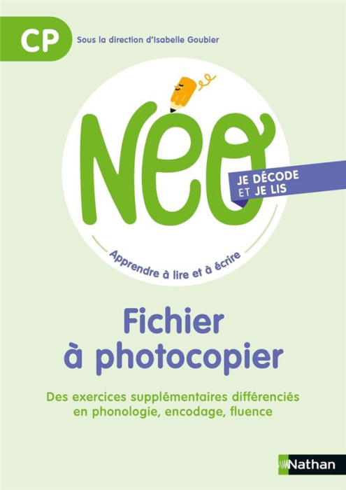 Emprunter NEO je m'entraîne CP. Fichier à photocopier livre