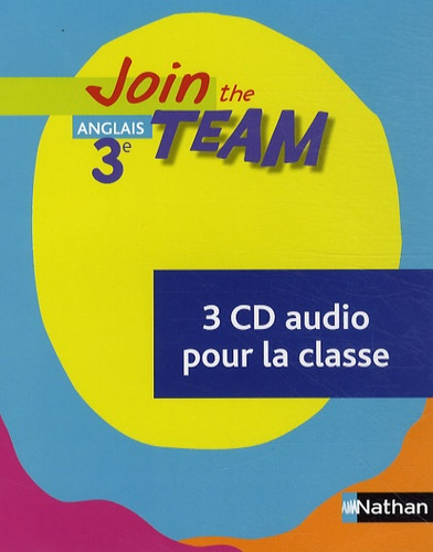 Emprunter Anglais 3e Join the Team. 3 CD audio livre