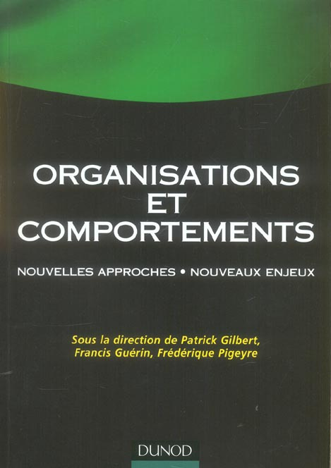 Emprunter Organisations et comportements. Nouvelles approches, nouveaux enjeux livre