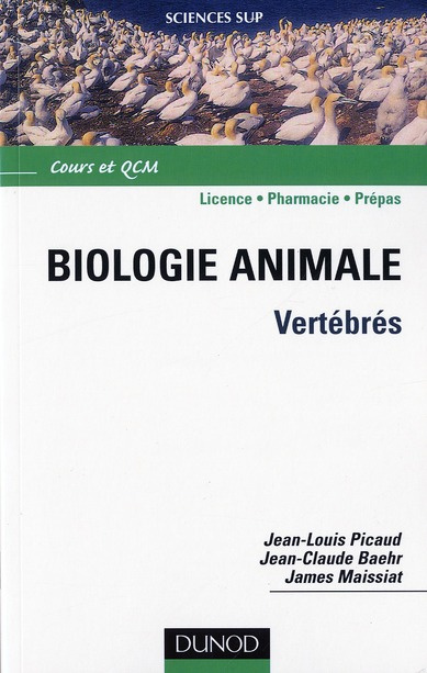 Emprunter Biologie animale. Vertébrés livre