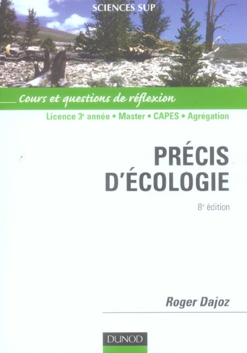 Emprunter Précis d'écologie. 8e édition livre