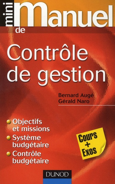 Emprunter Mini manuel de contrôle de gestion. Cours QCM/QROC livre