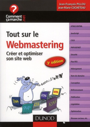 Emprunter Tout sur le webmastering livre