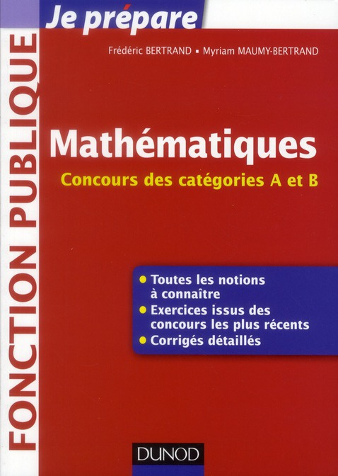 Emprunter MATHEMATIQUES - CONCOURS DES CATEGORIES A ET B livre