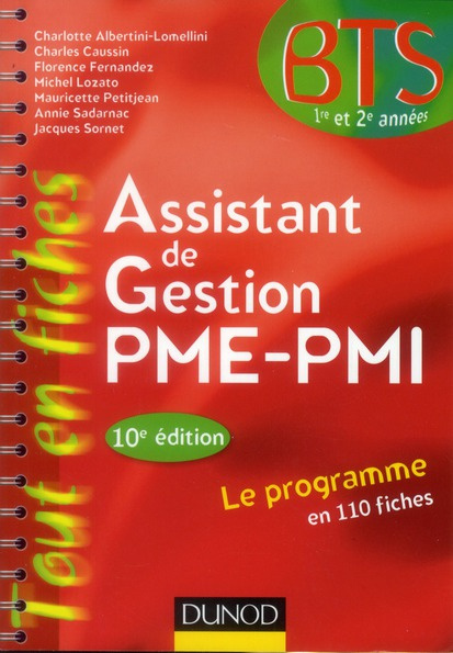 Emprunter Assistant de gestion PME-PMI, BTS 1e 2e années. 10e édition livre