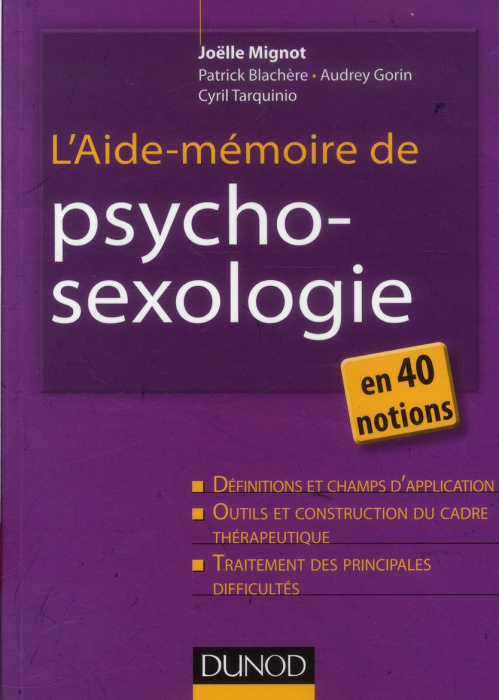 Emprunter L'aide-mémoire de psycho-sexologie livre