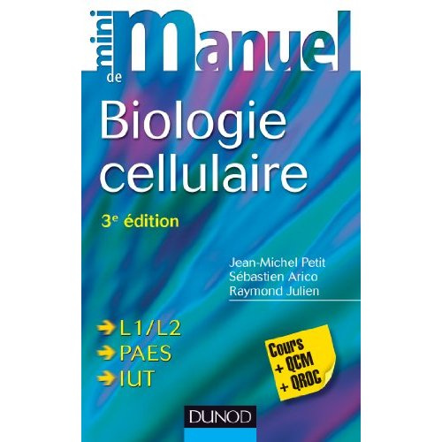 Emprunter Mini manuel de biologie cellulaire / Cours QCM/QROC livre