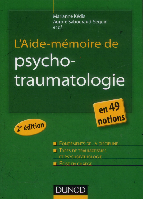 Emprunter L'aide-mémoire de psycho-traumatologie. 2e édition livre