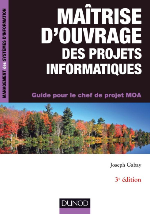 Emprunter MAITRISE D'OUVRAGE DES PROJETS INFORMATIQUES - 3E ED. - GUIDE POUR LE CHEF DE PROJET MOA livre