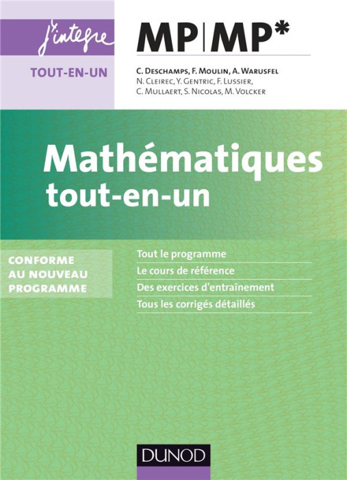 Emprunter Mathématiques tout-en-un MP MP* livre