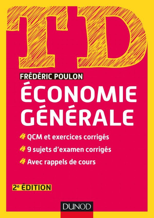 Emprunter Economie générale. QCM et exercices corrigés, 9 sujets d'examen corrigés, avec rappel des cours, 2e livre
