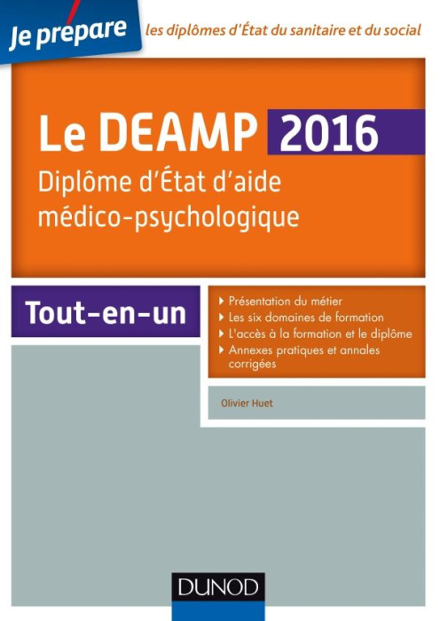 Emprunter JE PREPARE - T01 - LE DEAMP 2016 - DIPLOME D'ETAT D'AIDE MEDICO-PSYCHOLOGIQUE - 6E ED. livre