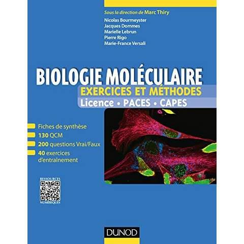 Emprunter Biologie moléculaire. Exercices et méthodes. Licence - Paces - Capes livre
