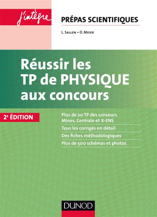 Emprunter REUSSIR LES TP DE PHYSIQUE AUX CONCOURS - 2E ED. livre