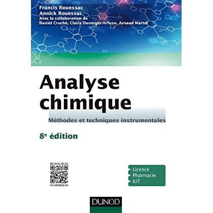 Emprunter Analyse chimique / Méthodes et techniques instrumentales livre