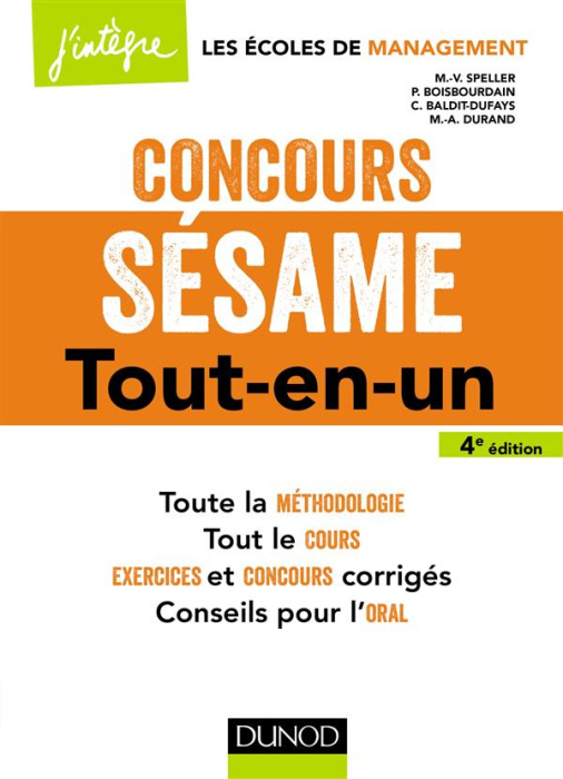 Emprunter Concours Sésame. Tout-en-un, 4e édition livre
