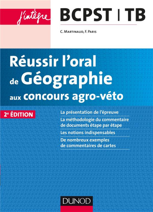 Emprunter Réussir l'oral de Géographie aux concours Agro-Véto BCPST/TB. 2e édition livre